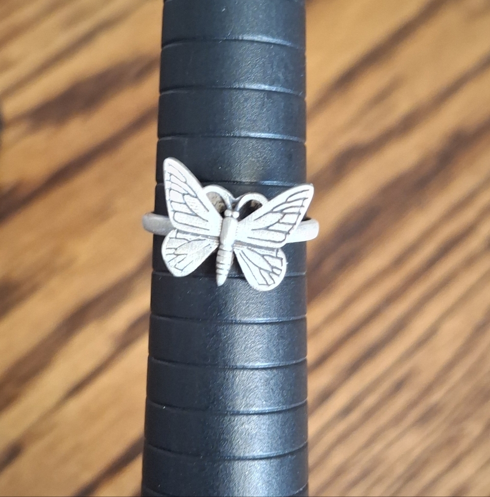 Ring Butterfly Sterling Silver Size 6